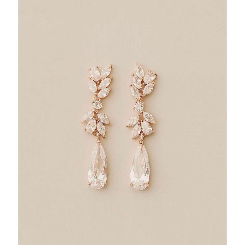 14K Gold Plated Teardrop Earrings